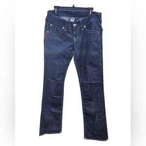 True Religion Women's Dark Blue Jeans